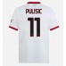 AC Milan Christian Pulisic #11 Borte Drakt 2024-25 Kortermet